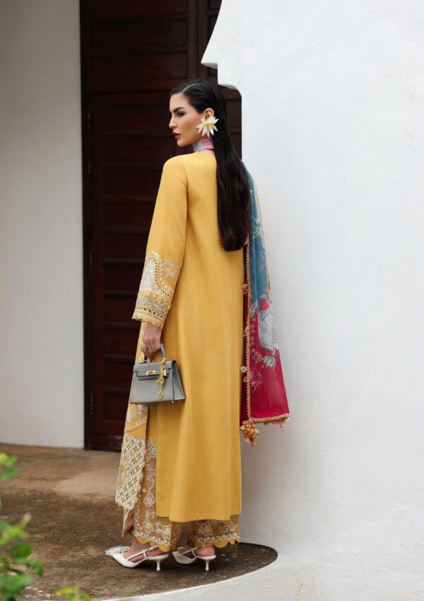 Luxury Unstitched Embroidered Lawn 3 Piece Suit BR-1430