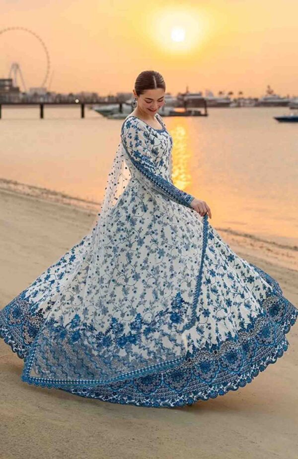 Luxury Unstitched Embroidered Lawn 3 Piece Suit BR-1488