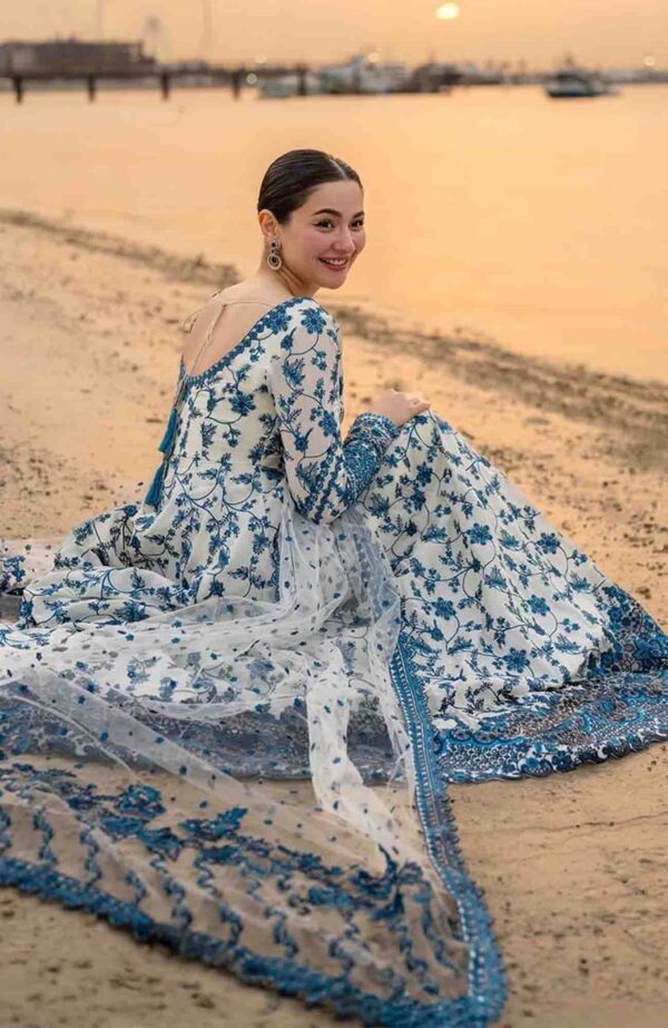 Luxury Unstitched Embroidered Lawn 3 Piece Suit BR-1488