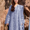Luxury Unstitched Embroidered Lawn 3 Piece Suit BR-1445