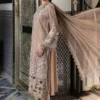 Luxury Unstitched Embroidered Lawn  3 Piece Suit BR-1207A