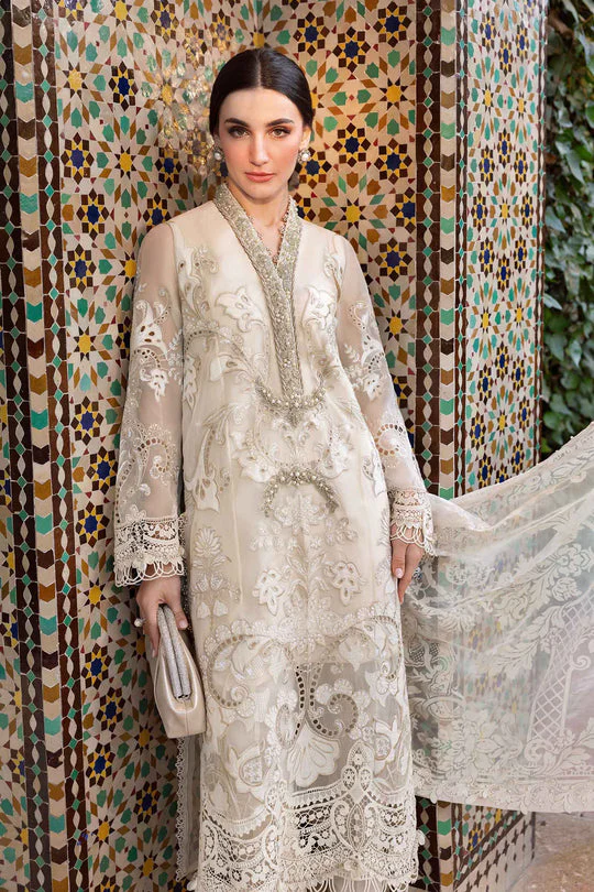 Luxury Unstitched Embroidered Lawn 3 Piece Suit BR-1440