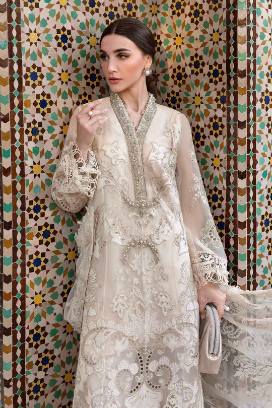 Luxury Unstitched Embroidered Lawn 3 Piece Suit BR-1440