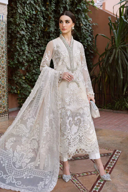 Luxury Unstitched Embroidered Lawn 3 Piece Suit BR-1440