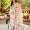 Luxury Unstitched Embroidered Lawn 3 Piece Suit BR-1224