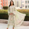 Luxury Unstitched Embroidered Luxury Lawn 3 Piece Suit BR-1486