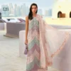 Elegant Unstitched Embroidered Luxury Lawn 3 Piece Suit BR-1482