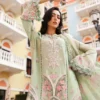 Luxury Unstitched Embroidered Luxury Lawn 3 Piece Suit BR-1486