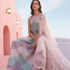 Elegant Unstitched Embroidered Luxury Lawn 3 Piece Suit BR-1482