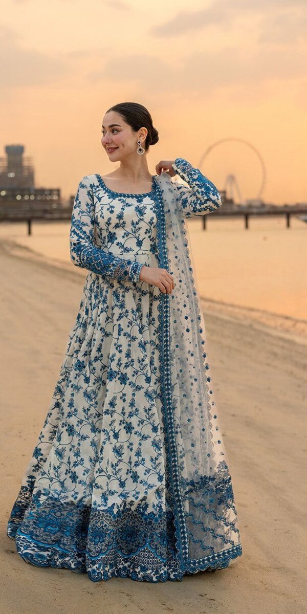 Luxury Unstitched Embroidered Lawn 3 Piece Suit BR-1488