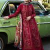 Crimson Heavy Embroidered Unstitched Lawn Suit - 3-Piece