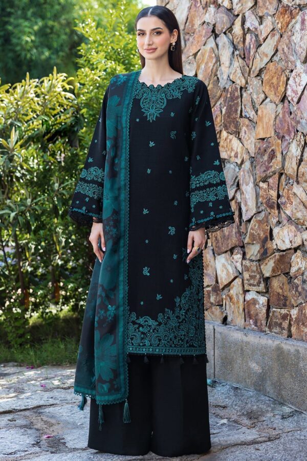 Luxury 3 Piece Embroidered Lawn Dress - Unstitched