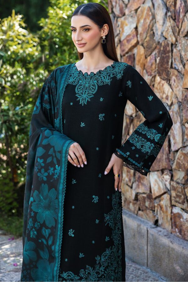Luxury 3 Piece Embroidered Lawn Dress - Unstitched