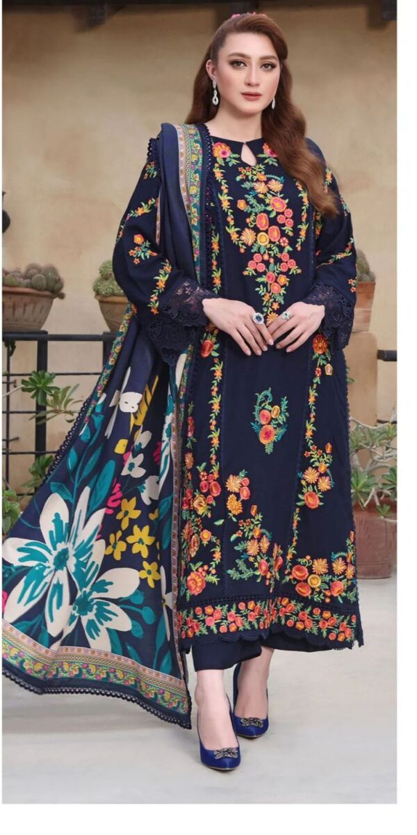 3 Piece Embroidered Lawn Dress