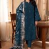 Luxury Unstitched Embroidered Lawn 3 Piece Suit
