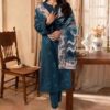 Luxury Unstitched Embroidered Lawn 3 Piece Suit