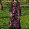 Luxury Unstitched Embroidered Lawn 3 Piece Suit