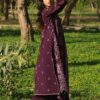 Luxury Unstitched Embroidered Lawn 3 Piece Suit