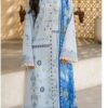Luxury Unstitched Embroidered Lawn 3 Piece Suit