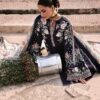 Luxury Unstitched Embroidered Lawn 3 Piece Suit