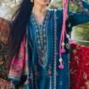 Luxury Unstitched Embroidered Lawn 3 Piece Suit