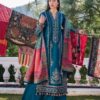 Luxury Unstitched Embroidered Lawn 3 Piece Suit