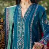 Luxury Unstitched Embroidered Lawn 3 Piece Suit