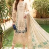 3 Piece Unstitched Embroidered Lawn Suit BR-890