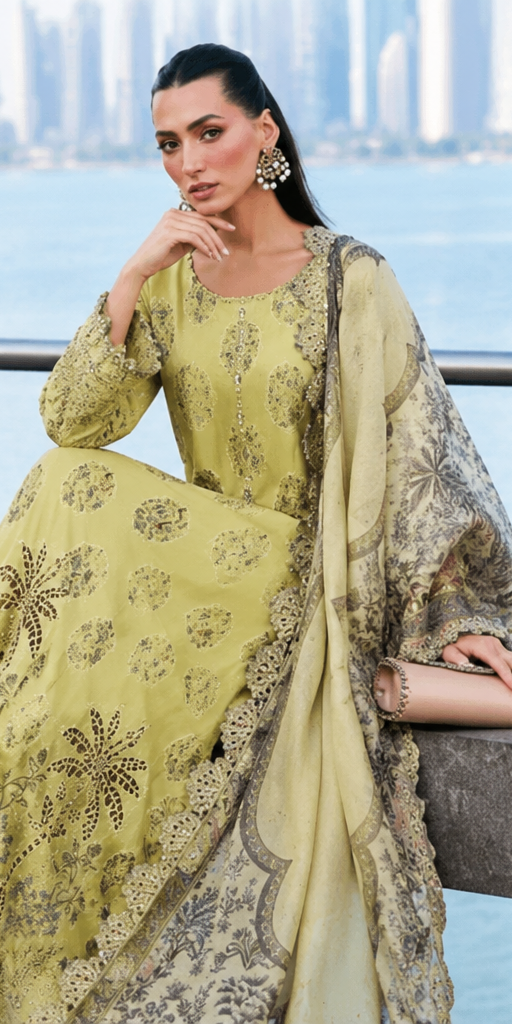3 Piece Unstitched Embroidered Lawn Suit 147