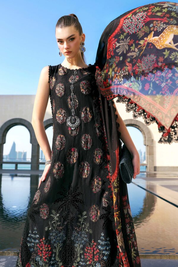 3 Piece Unstitched Embroidered Jacquard Lawn Suit