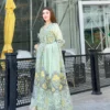 3 Piece Unstitched Embroidered Lawn Suit