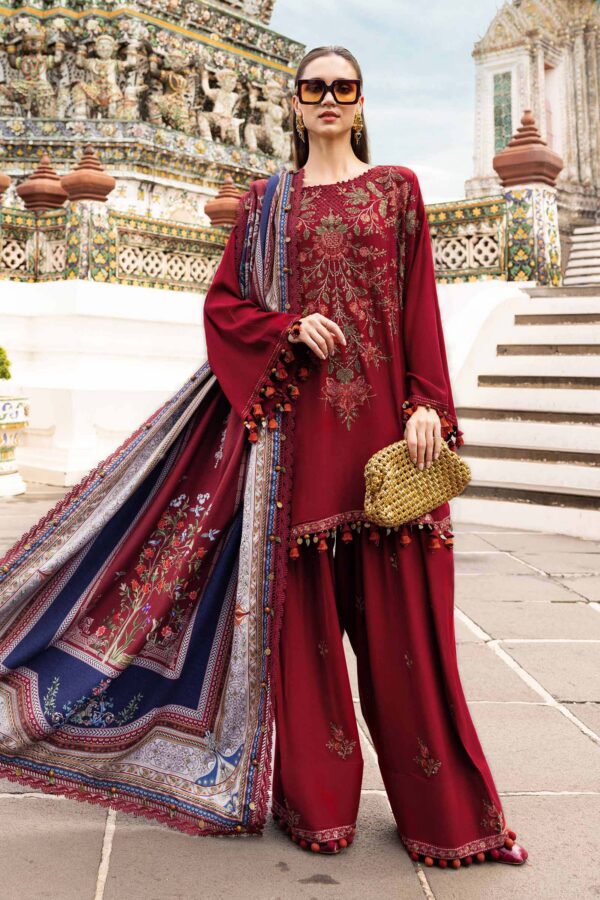 Premium 3 Piece Embroidered Lawn Suit - Unstitched
