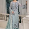 3 Piece Unstitched Embroidered Lawn Suit BR-1297