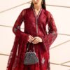 Premium 3 Piece Embroidered Lawn Suit - Unstitched