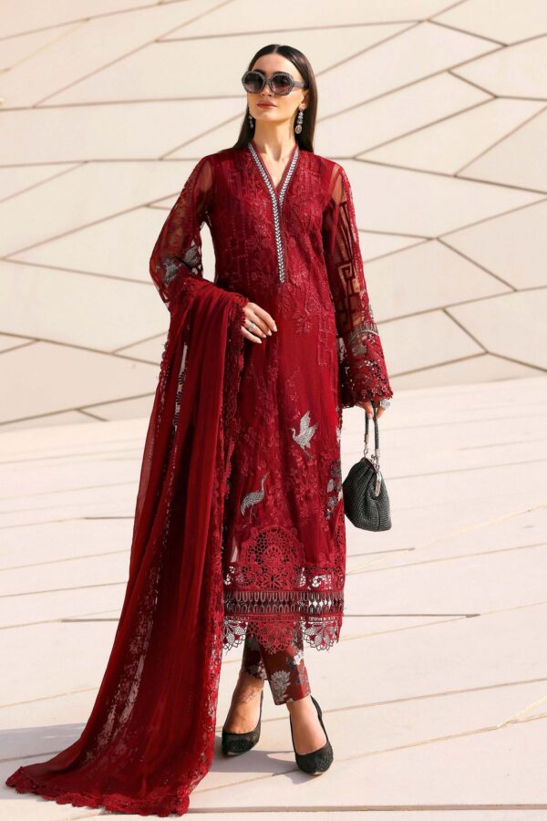 Premium 3 Piece Embroidered Lawn Suit - Unstitched