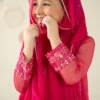 3 Piece Embroidered Organza Suit