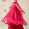 3 Piece Embroidered Organza Suit