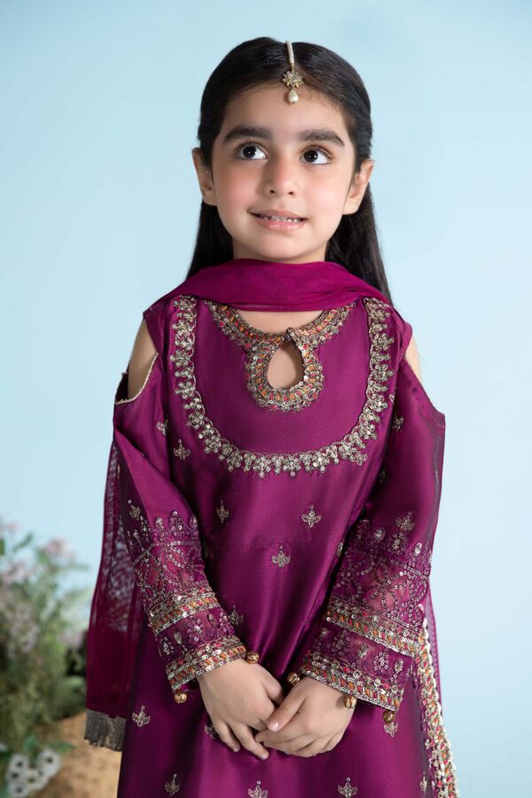 3 Piece Embroidered Cotton Silk Suit