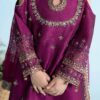 3 Piece Embroidered Cotton Silk Suit