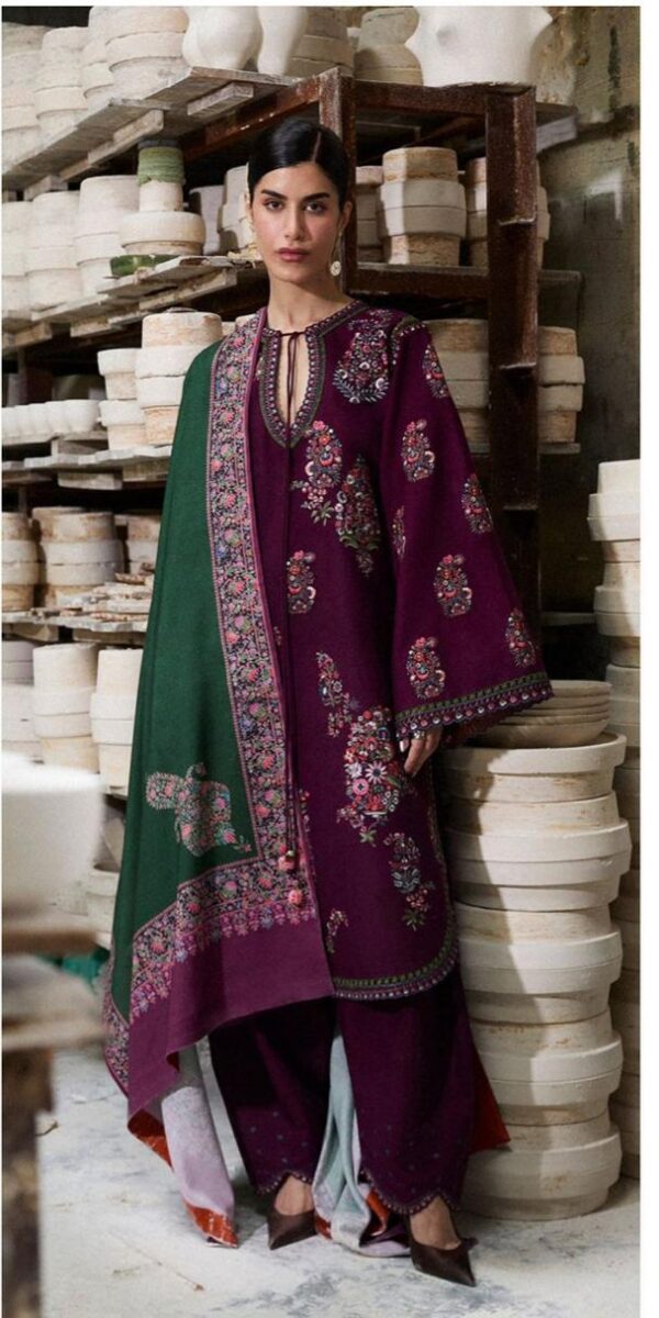 Premium 3 Piece Embroidered Lawn Suit - Unstitched