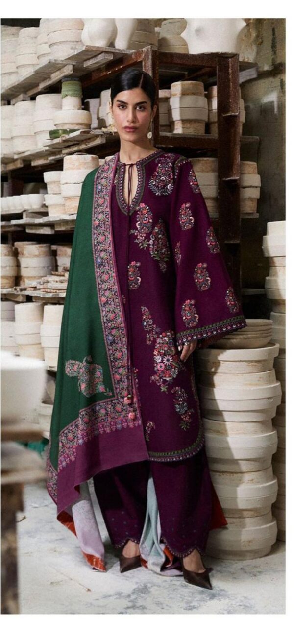 Premium 3 Piece Embroidered Lawn Suit - Unstitched