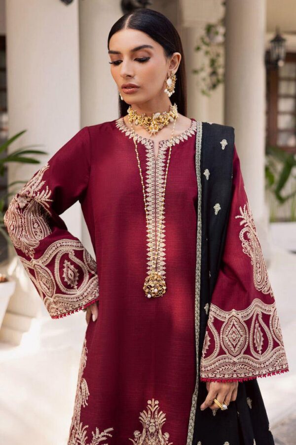 Premium 3 Piece Embroidered Lawn Suit - Unstitched