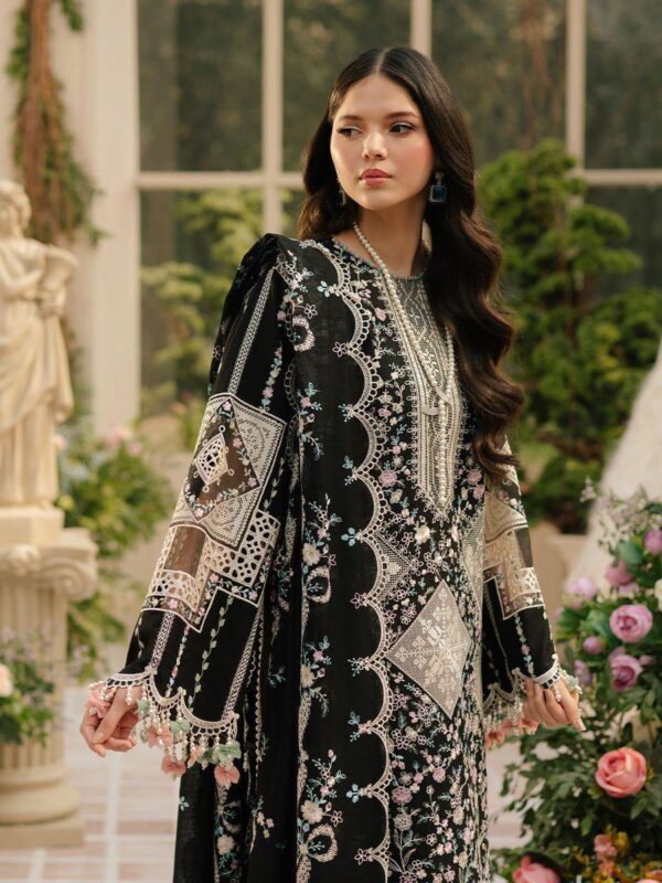 Premium 3 Piece Embroidered Lawn Suit - Unstitched