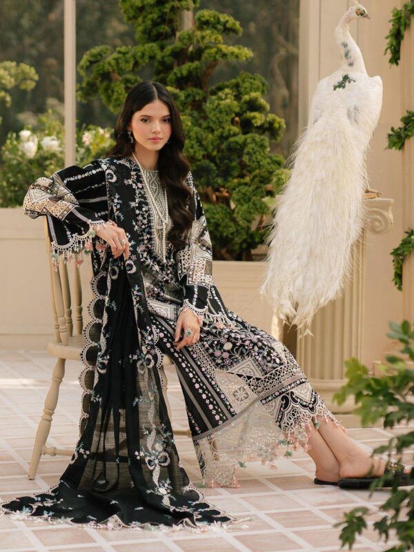 Premium 3 Piece Embroidered Lawn Suit - Unstitched