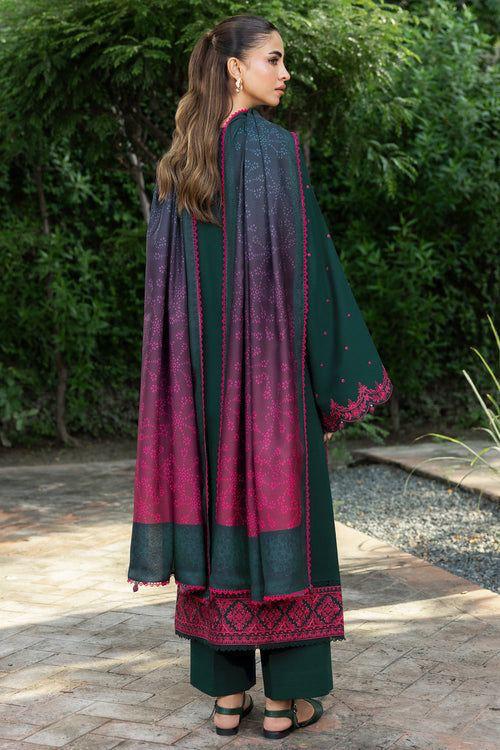 Premium 3 Piece Embroidered Lawn Suit - Unstitched