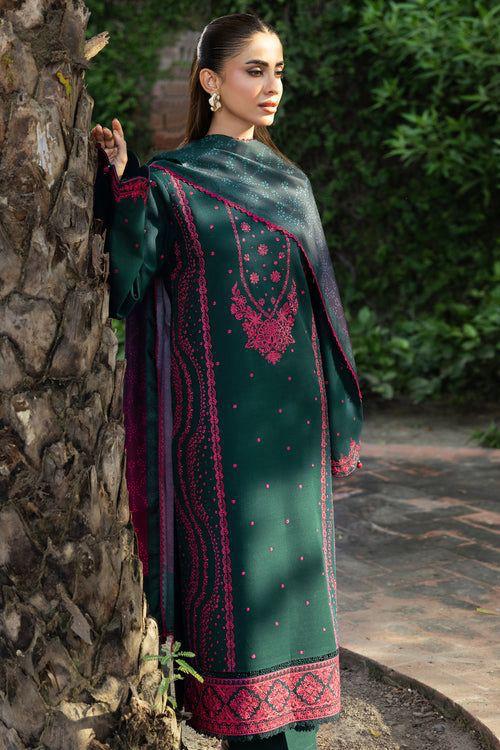 Premium 3 Piece Embroidered Lawn Suit - Unstitched