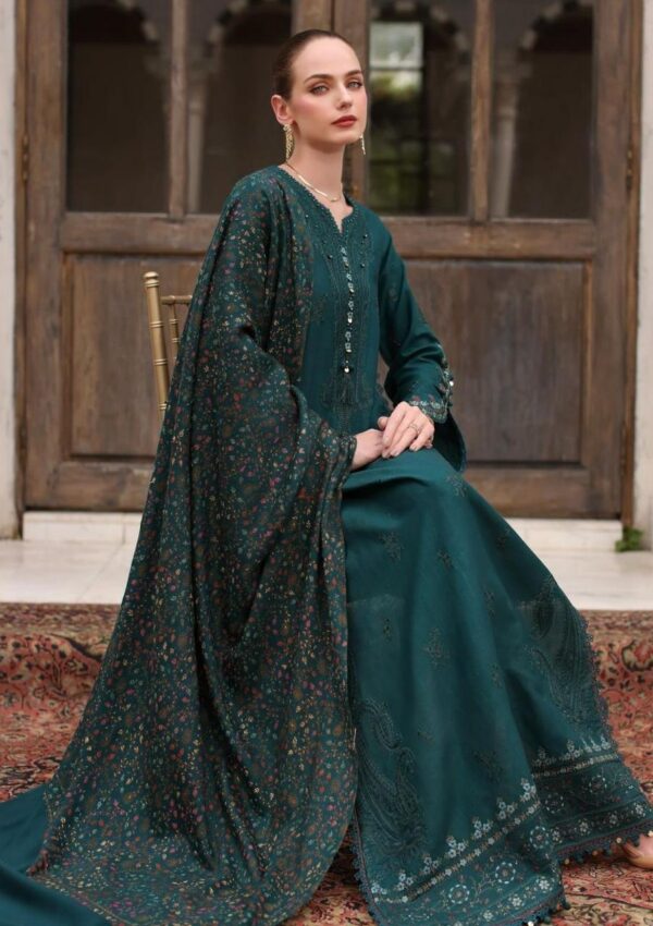 Premium 3 Piece Embroidered Lawn Suit - Unstitched