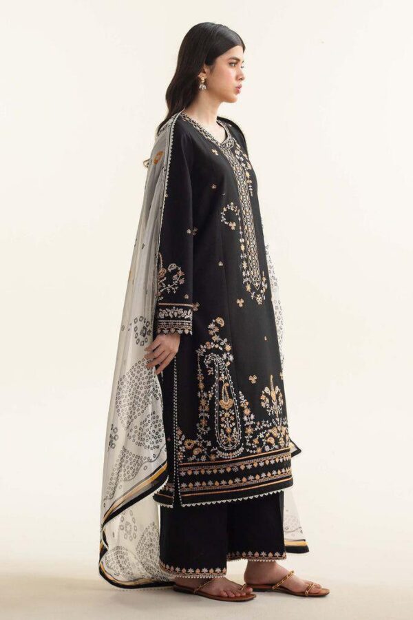Premium 3 Piece Embroidered Lawn Suit - Unstitched