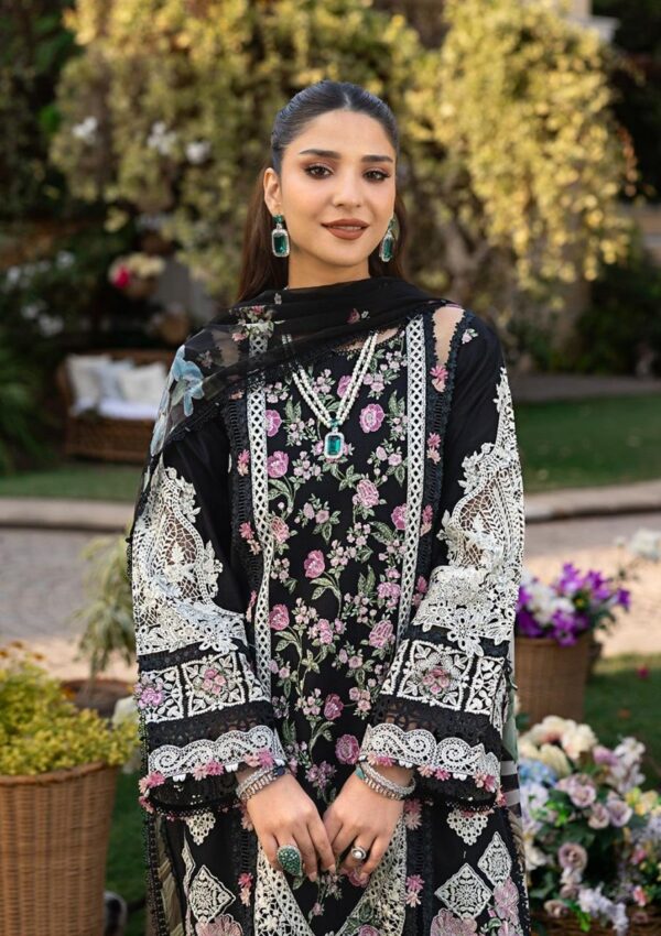 Premium 3 Piece Embroidered Lawn Suit - Unstitched