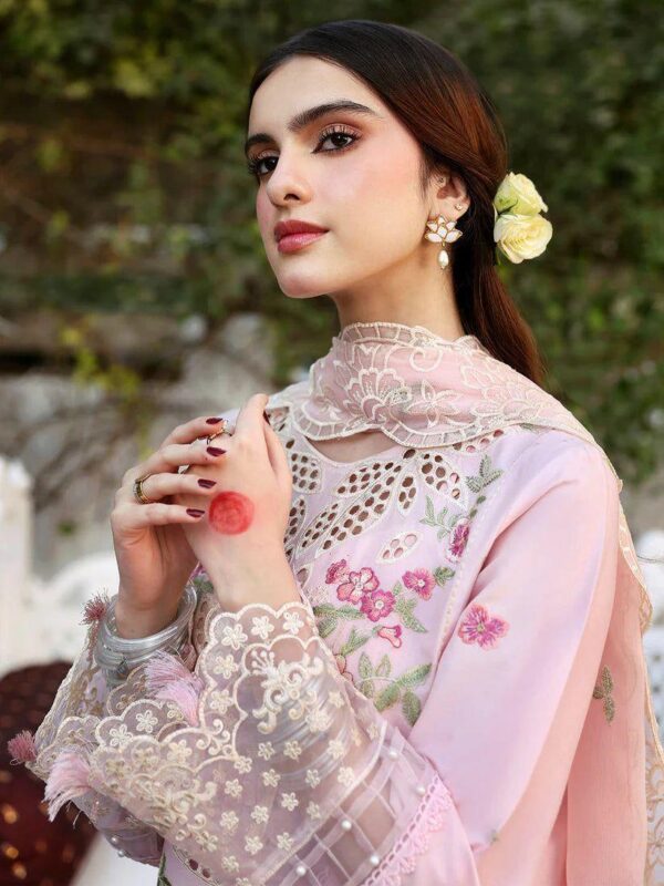 Premium 3 Piece Embroidered Lawn Suit - Unstitched